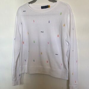 Polo by Ralph Lauren Women's Multicolor Embroidered Sweater